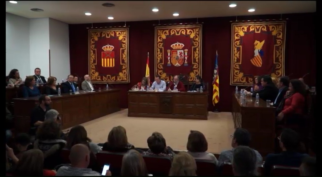 Pleno de moción de censura del Ayuntamiento de Almoradí